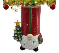 Christmas Gnomes - Christmas Ceramic Dwarf Decoration Light | Ceramic Christmas Decoration Gnomes | Desktop Ornament Christmas Dwarf Decoration | Christmas Gnomes For Home Decoration