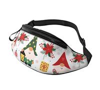 Christmas Gnomes Crossbody Bag Runner Small Hip Pouch Bum Bag Running Waistpack Bumbag Beltbag Sport Slim Fashionable for Jogging Hiking Woman