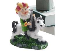 Christmas Gnomes - Cute Resin Figurines, Small Christmas Decorations | Funny Resin Figurines, Horse Statue, Christmas Gnome for Friends, Family | Decoratives | Scultur