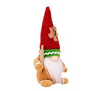 Christmas Gnomes Decorations, Gingerbread Man Gnomes | Indoor Christmas Decorations, Christmas Decoration Christmas Figures Indoor Christmas Decorations, Washable for Bookshelves,