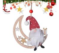 Christmas Gnomes Decorations, Gnome Ornaments for Christmas Tree, Cartoon Festive Crafts Fade-Resistant for Kids Room Car Rearview Wall Garden Gate Window Door Handle