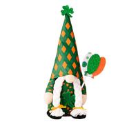 Christmas Gnomes Decorations - Green Cute Doll Home Decor Swedish Tomte Gnomes Faceless Doll for Desk Table Shelf Mantel Tiered Tray Bedroom Living Room Office Dorm Farmhouse | Festive Holiday Accent