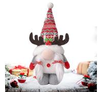Christmas Gnomes - Faceless Figurines White Beard, Holiday Party Decoration, Plush Doll, Small Cute Ornaments for Living Room Officework Bedroom Table Desktop Window, Christmas Tree Gnome, 12.99 Inch