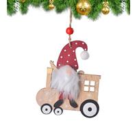 Christmas Gnomes,Gnome Ornaments for Christmas Tree - Wood Festive Pendants Fade-Resistant for Kids Room Wall Door Handle Window Garden Gate Bedroom