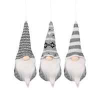 Christmas Gnomes Hanging Ornaments -3pcs Faceless Christmasa Gnome, Rudolph Plush Tree Decorations | Plush Swedish Gnomes Ornaments For Christmads Party Home Decor Supplies