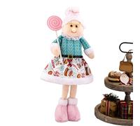 Christmas Gnomes, Pink Gnome Doll Table Decor, Retractable Gnome Centerpiece with Soft Plush Hat and Weighted Base, Festive Holiday Decoration for Dorm Hotel Shop Shelf Desk Fireplace Kitchen