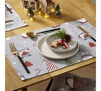 Christmas Gnomes Placemats by Catherine Lansfield - Set of 4