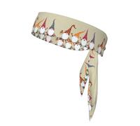 Christmas Gnomes Printing 1 Pieces Headband Hair Band Unisex Dry Head Tie Sport Band For Basketball Running Tennis