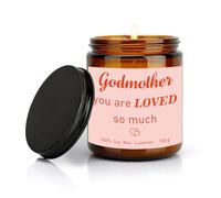Christmas Godmother Gifts Scented Candle, God Mothers Gifts, Will You Be My Godmother Gift Birthday Presents Mothers Day Valentine's Day Gift from Godchild 100g Soy Wax Lavender Candle