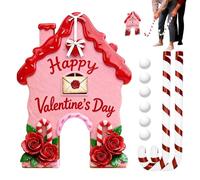 Christmas Golf Game - Barley Sugar Sticks Portable Family Fun Indoor & Outdoor | Christmas Golf Course Set For Festive Meetings, Office Parties And Holidays