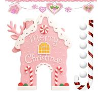 Christmas Golf Game - Funny Mini Golf Game With Obstacles Of Sugar Sticks And Pan Balls - Fun Export For The Whole Family | Christmas Decorations For Parties E C