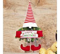 Christmas Gonk Decorations Light Up, Gnome Christmas Decorations LED, Light Up Christmas Ornaments Indoor, Christmas Hanging Decorations Figures Swedish Nordic Tree Window Door Fireplace Wreaths (B)