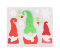 Christmas Gonk Gel Stickers Assorted Colours