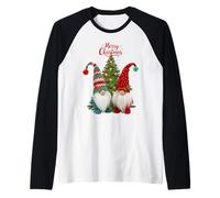 Christmas GONK GONKS Raglan Baseball Tee