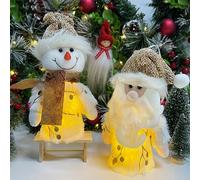 Christmas Gonk, Light Up Gonk Christmas Decorations, Christmas Gnome Plush, Xmas Tree Ornament With Glowing Led, Swedish Nordic Faceless Doll Kids Gifts Home Decor Table Fireplace Indoor Outdoor (B)