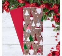 Christmas Gonk Tissue Paper 8 Sheets Red Gonk Gift Wrapping Paper 50cm x 70cm