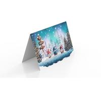 Christmas Gonks at the North Pole Pack of 10 Christmas Greeting Cards 125mm x 178mm Including Envelopes GC589PCK10