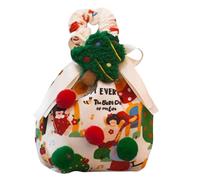 Christmas Goodie Bag,Reusable Fabric Candy Wrap Pouch - Christmas Cookie Storage Bag - for Party Favors Seasonal Decorators Family Gatherings Office Teachers Students Event Planners Holiday Festival