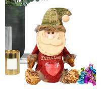 Christmas Goodie Bags - 3D Reusable Santa, Snowman & Reindeer Storage Pouches | Zippered Holiday Snack, Candy, Fruit Bags for Party, Christmas, Seasonal Treats, Kids, Family, Celebration