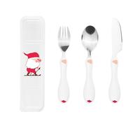 Christmas Gourd-Handle Cutlery Set â€“ Elegant 3-Piece Knife, Fork & Spoon Trio with Premium Pp Plastic Handles & 430 Stainless Steel Heads â€“ Perfect for Christmas, Parties, Picnics & Gifting