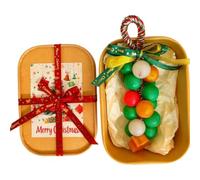 Christmas Grape Soap Gift Handmade Aromatherapy Long Scent Blocking Cleansing Decor Red Gold Lasting Holid Color J8H5 Green Mild