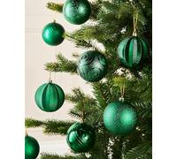 Christmas Green Shatterproof Baubles