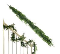 Christmas Greenery Garland - Pine Garland Set | 3.9 Ft Artificial Christmas Decoration Set, Real Touch Greenery,for Indoor Outdoor Mantle Shelf Porch Patio Garden Yard Halloween Thanksgiving Winter