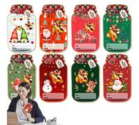 Christmas Greeting Card | Jar Shape Holiday Giftcards With Treat Bag | Vintage Merry Christmas Greeting Card for Her - for Men Women Boys Youth Teens Wife Husband Son Daughter Family Friends