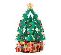 Christmas Greeting Cards 3D Pop Out Tree Collectible Postcard | New Year Keepsake Thank You Card for Adults Men Family Friends Home Office Travel Wedding Party