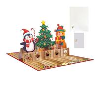 Christmas Greeting Cards, Festive Cards Set with Envelopes, Elegant and Colourful Design, Christmas Stationery for Family, Friends and Colleagues, Gift Idea and Personalised Message, Correspondan