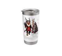 Christmas Greetings Gruss vom Krampus Merry Krampusnacht Stainless Steel Insulated Tumbler