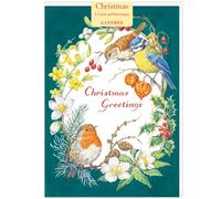 Christmas Greetings, Margaret Tarrant Christmas Cards, A6 Size, Pack of 5, White Envelopes, 149mm x 105mm, Traditional Greeting