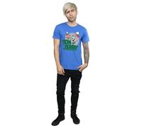 Christmas Greetings T-Shirt Tom & Jerry Blue XXXL