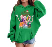 Christmas H-Huntrix Hoodie K-pop Costume Merch Y2k Pullover, for Kids K Pop Demon Hunters Hoodies, Hip Hop Streetwear Long Sleeve Fashion Hooded Sweatshirt