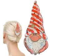 Christmas Hair Claw | Cartoon Christmas Hair Fastener for Women | Fashionable Beautiful Barrettes for Holiday Girl Wedding Women Party Fall Bridesmaid Beach Formal Halloween Teen