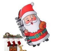 Christmas Hair Claw Clip - 9x5cm Christmas Hair Clips, Long Service Life | PVC Non Slip Exquisite Hairs Jaw with Comfortable Clamping Design, Bow Claw Clip for Women Girls