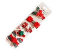 Christmas Hair Clips,Christmas Hair Clips,Thick Hair Clips | Set of 5 Cute Fashion Hairpins, Christmas Hair Clips for Girls, Women and Children, Na