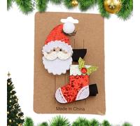 Christmas Hair Clips Set,Cute Christmas Hair Clips Kit - Bright Colors Hair Decoration Tool for School Activities, Friends Parties, Festival Events, Daily Wear, Themed Parties