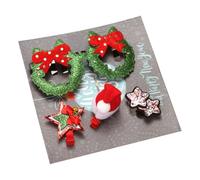 Christmas Hair Decorations Party Pin Clip Set Eyewear Stage Performances Headwear Festival