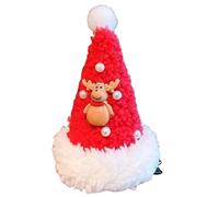 Christmas Hair Pins - Pearl Christmas Hat Hairpin Decor | Festive Hair Styling Tool with Classic Christmas Elements for School Activities, Party with Friends and Family Gatherings. Christmas