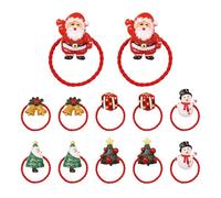 Christmas Hair Rope, Trees Cute Hair Bands Hair Ties, Multi-Purpose Hair Accessories Bulk Festive for Holidays Families Friends