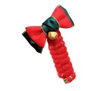 Christmas Hair Ties - Bowknot Hair Scrunchy Christmas Pattern | Christmas Hair Scrunchies | Kids Bows Hair Clips Hair Ties Snap Barrettes for Children and Adults | Christmas Girls Hair Accessories