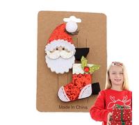 Christmas Hairpins for Women | Cute Christmas Hairpins Decor Kit,Bright Colors Hair Decoration Tool for School Activities, Friends Parties, Festival Events, Daily Wear, Themed Parties