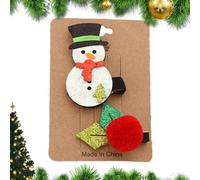 Christmas Hairpins Set, Cute Christmas Hair Clips Kit, Unique Shape Hair Decoration Tool for Daily Wear, Themed Parties, School Activities, Friends Parties, Festival Events