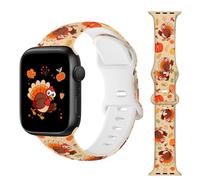 Christmas Halloween Apple Watch Band Compatible with Apple Watch Band 38mm 40mm 41mm 42mm 44mm 45mm 49mm 46mm, Holiday Replacement Strap Band for iWatch Series 10 9 Ultra 8 7 6 5 4 3 2 1 SE