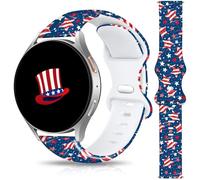 Christmas Halloween Watch Bands Compatible with Samsung Galaxy Watch 40mm 41mm 42mm 44mm 45mm 46mm, 20mm Holiday Replacement Silicone Strap for Galaxy Watch 7 / 6 / 5 / 5 Pro / 4 / 4 Classic / 3