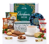 Christmas Hamper Gift Set for Mum By Hattie's Gifts - Festive Afternoon Tea, Clotted Cream Fudge and Shortbread Biscuits - Hamper Gifts for Women, Mums, Mother In Law Gifts