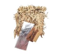 Christmas Hamper Wrap Set - Brown Gift Tag, Cellophane, Tissue Paper & Card Shred Strips for Hampers and Gift Baskets