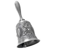 Christmas Hand Bells Call Bell Wedding For Restaurant Service Bar Jingle Classroom School Alarm Home Decoration For School Hotel(Rose Vintage Tin)
