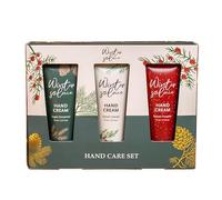 Christmas Hand Care Set 3pc Winter Solace 75ml Cream Xmas Scents Floral Gift Box